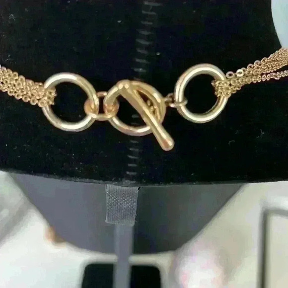 Gold necklace with matching bracelet - Picture 5 of 5